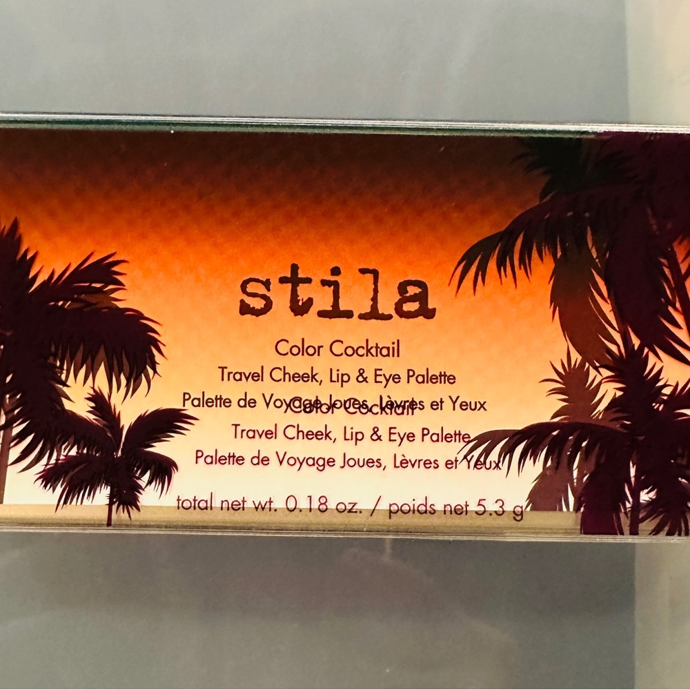 STILA COLOR COCKTAIL Travel Cheek, Lip & Eye Palette Tequila Sunrise 0.18oz/5.3g